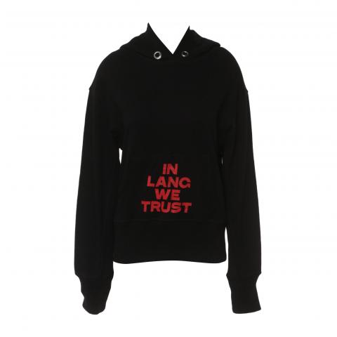 Sell Helmut Lang In Lang We Trust Hoodie Black HuntStreet